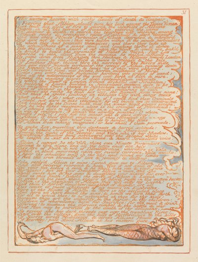 Jérusalem, Planche 31 - William Blake